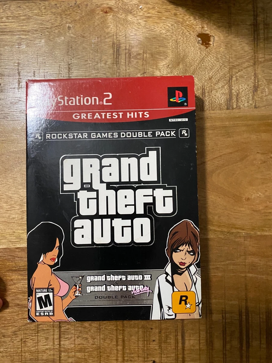 Box Grand Theft Auto Double Pack G H Playstation 2 Ps2 Gta