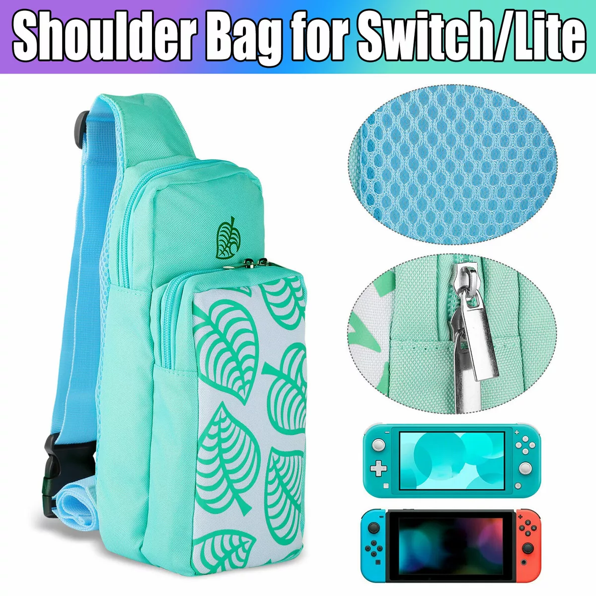 Portable Shoulder Bag Pouch Case for Nintendo Switch Lite Animal