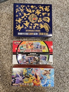EMPTY Chinese Pokemon Lot 5th Anniversary Battle Party Eeveelutions Storage