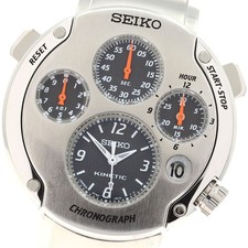 SEIKO Kinetic Chrono SBXZ001/9T82-0A10 primo modello Auto quarzo Uomo_833716