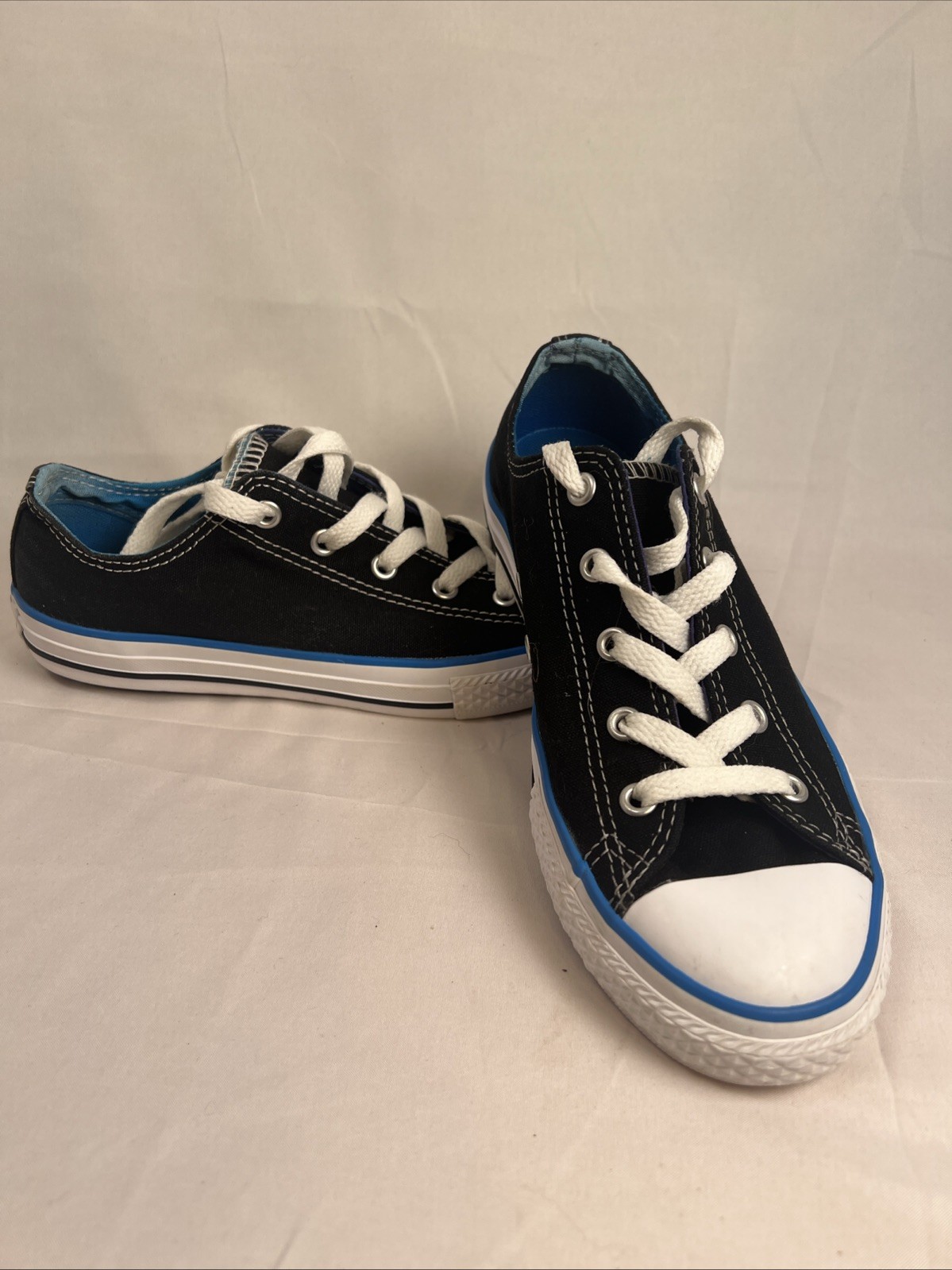 Converse Blue All Star Double Tongue Size 3