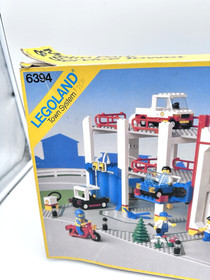 Lego Vintage City 6394 Metro Park Incomplete Instructions Box Some Stickers READ