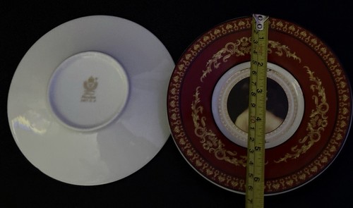 YUSUI 24KT G.P 2 platillos rojo dorado sin usar - Imagen 3 de 4