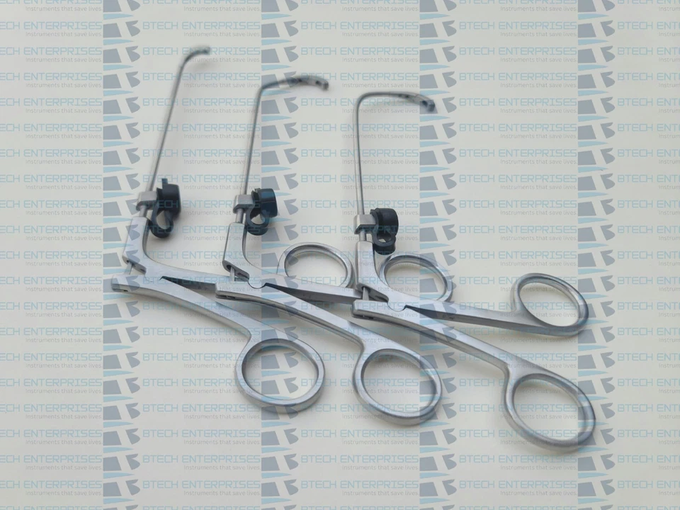 Hipofisectomía Pólipo Fess Sinusal Antro Agarrar Pinzas Ent Cirugía Conjunto de 3 Foto 4 de 4