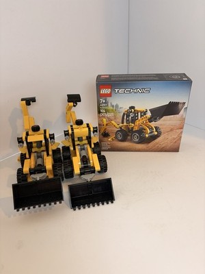 LEGO Technic Backhoe Loader 42197 3 Total, 2 Built, 1 New In Box
