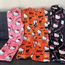 Hello Kitty Pyjama Hose Schlafanzug Pink Rosa...