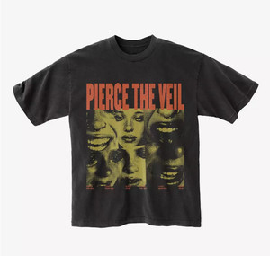 T-shirt Pierce The Veil Machines égoïstes - Noir, Tailles S à 5XL, Neuf
