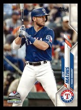 Jeff Mathis 2020 Topps #645 Texas Rangers Baseball *033