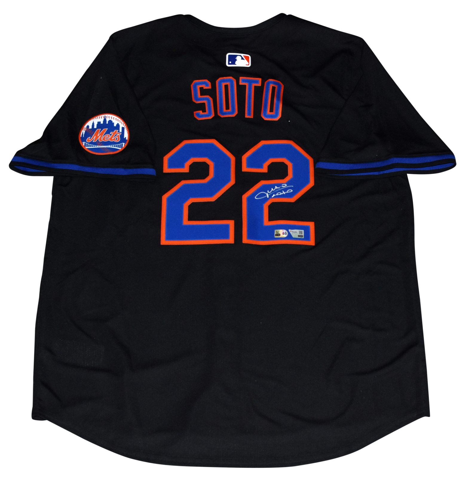 Juan Soto Autographed Signed New York Mets #22 BLACK NIKE LIMITED JERSEY FANATICS / MLB 