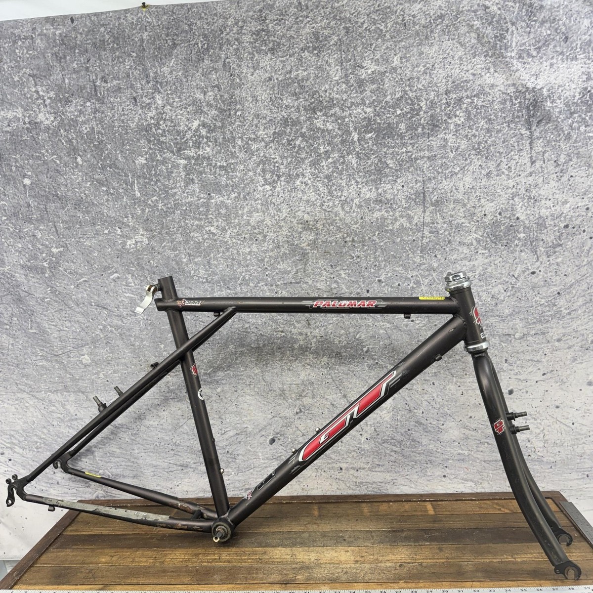 Vintage GT Palomar MTB Frame 18in Matte Black Triple Triangle 26in