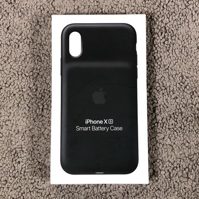 Genuine Apple Smart Battery Case for iPhone XS Black (MRXK2LL/A) AS-IS