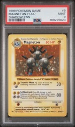 Magneton 9/102 Base Set Shadowless Holo Rare