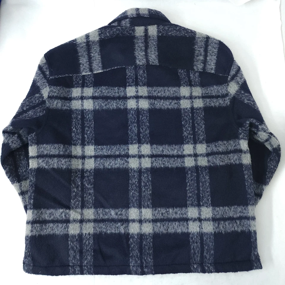 American Eagle Plaid Heavy Shirt Jacket Mens Size L Thick Button Up Shacket - Image 4 of 4