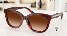 COACH HC8453U 593874 Cdp53 Walnut Tortoise Brown Gradient 56mm Womens Sunglasses