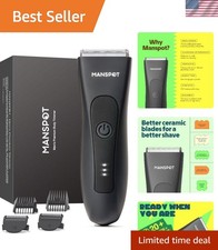 Manscape Groin  Body Hair Trimmer for Men, Electric Pubic Shaver  Replaceab...