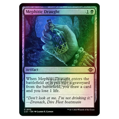 Magic The Gathering The Lost Caverns of Ixalan Mephitic Draught 0112 (Foil)