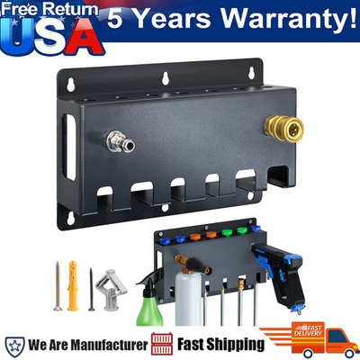 #ad Pressure Washer Gun Holder Wall Mount Foam Cannon Holder Organizer Black $27.99