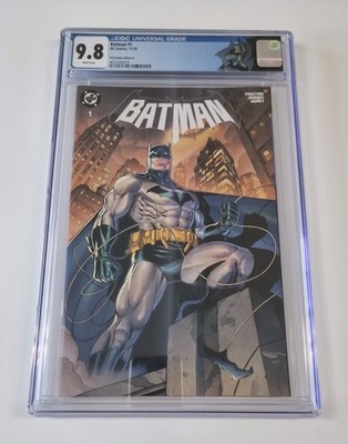 BATMAN #1 (2025) CGC 9.8 NYCC SAJAD SHAH PCB HOBBY EDITION B CUSTOM LABEL NM/M 