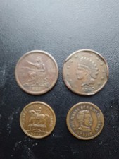 1863 - CIVIL WAR TOKENS.BUSINEDS CARD. SALE V/F A/U.