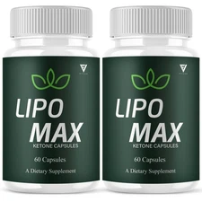 (2 Pack) Lipo Max Advanced Health Management Supplement, LipoMax (120 Capsules)