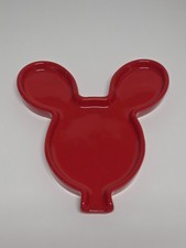 Disney Parks Exclusive Mickey Mouse Wares Red Balloon Ceramic Kitchen Spoon Rest
