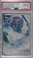 2018 Topps Pro Debut Splash of the Future Kevin Maitan PSA 10 GEM MT Auto 8d2