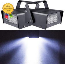 2 Packs 32 LED Strobe Lights for Halloween, Party and Room Mini Flashing Light