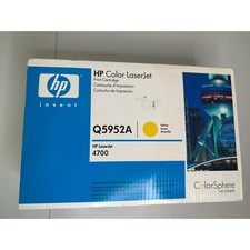 HP 643A Yellow Toner Cartridge Q5952A Color LaserJet 4700 series Print Box NIB
