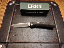 CRKT Kith Folding Knife 2.9" 8CR13MOV S.S. Blade GRN Handle 2.3 OZ Front Lock 
