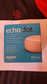Amazon Echo Dot 3rd Gen. Smart Lautsprecher Weiß/Sandstein wie neu OVP