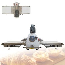 110V Desktop Foldable Puff Pastry Machine Commercial Use Dough Sheeter 1MM-32MM