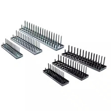 Sae And Metric Socket Rack Set 6-piece