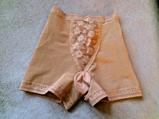 VINTAGE BEIGE size M SINCERITY GIRDLE SHORT LEG SHAPER