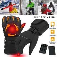 Electric Heated Gloves Heating Warm Gloves Waterproof Gloves for Outdoor Sports