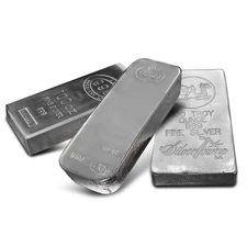 100 oz Silver Bar (Varied Condition, Any Mint) Random Brand