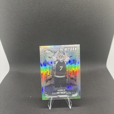 2024-25 Carmelo Anthony Topps Chrome Basketball Negative Refractor #83