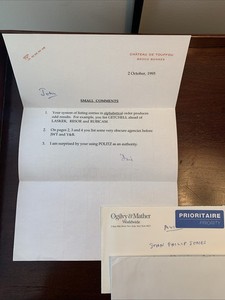 RARE typed letter/ hand signed DAVID OGILVY on personal stationary