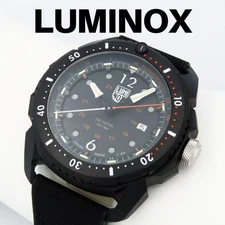Luminox Ice-SAR XL1052 Black Rescue Watch Durable Used