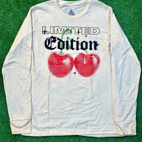 Cherries Limited Edition Since 2000 LMTD Beige Sweater By Launder Brand - product listing photo