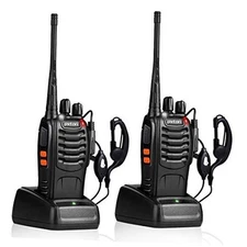  Walkie Talkies Rechargeable Long Range Two-Way Radios with Earpieces,2-Way 