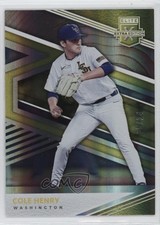 2020 Panini Elite Extra Edition Prime Numbers Gold 5/24 Cole Henry #55 0s3
