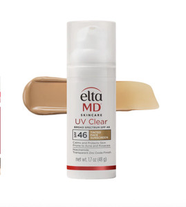 Elta MD Skincare *new in box* UV Clear SPF 46 Tinted Face Sunscreen 1.7 oz