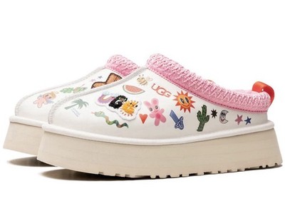 UGG Tazz Slippers Sketch by Artist Humberto Cruz Women's Size 8 Brand New In Box