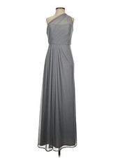 David's Bridal Women Gray Cocktail Dress 0