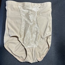 Maidenform Tan High Waist Shaping Firm Control Brief Womens 9/2XL Shaper