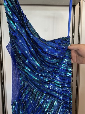 royal blue long dress for women ASHLEYlauren 4693 – Flirt Prom & Pageant main image 1