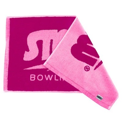 Storm Woven Bowling Towel Pink
