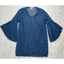 Karen by Karen Kane Bell Sleeve Denim Dress size Medium