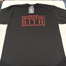 Star Wars Revenge of the Sith Promo Tee New With tags 2005 Movie Release XL
