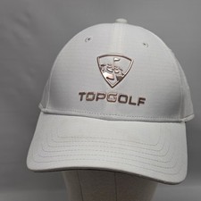 Topgolf Snapback Hat White One Size Adjustable Vent Holes Callaway